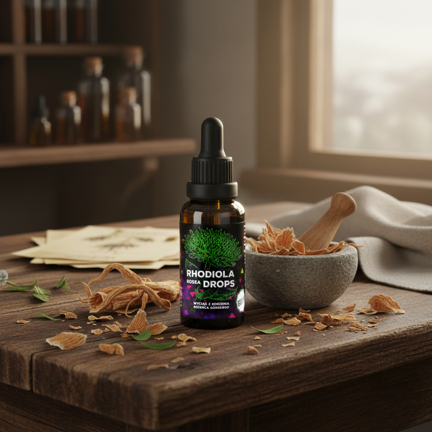 Różeniec Górski Green Soul – ekstrakt Rhodiola rosea w kroplach